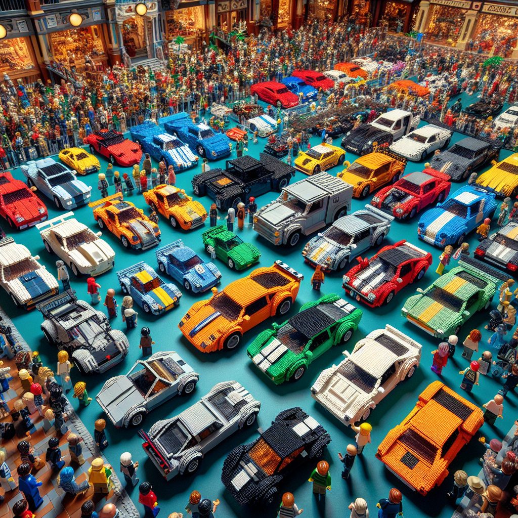Creating a Miniature Car Show with LEGO Sets