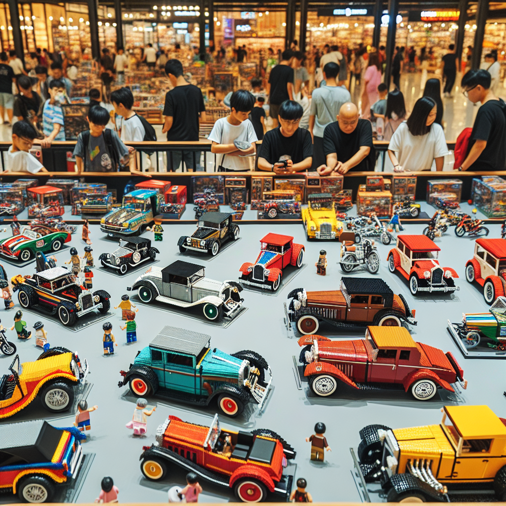 Creating a Miniature Car Show with LEGO Sets
