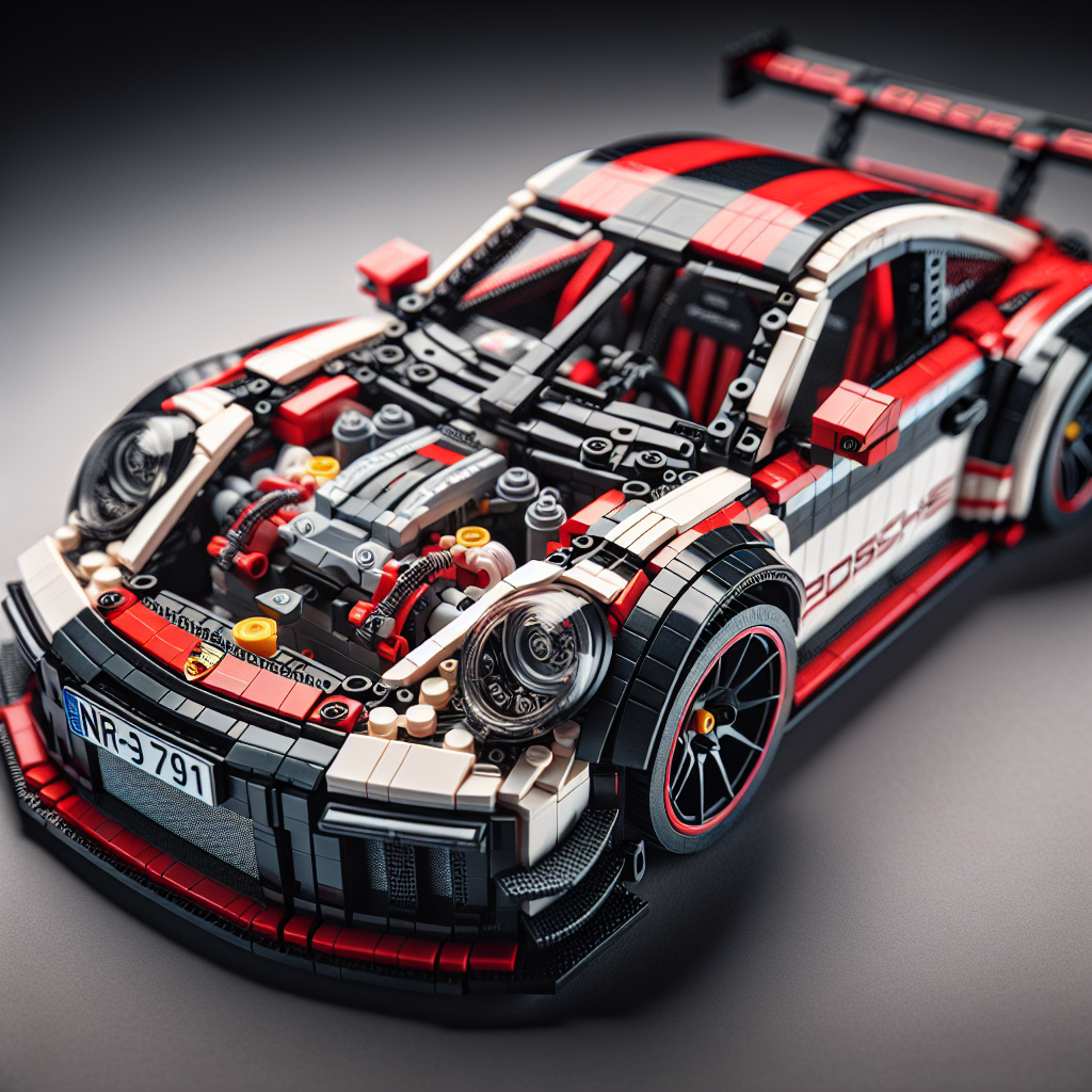 How to Appreciate the Fine Details of the LEGO Porsche RSR