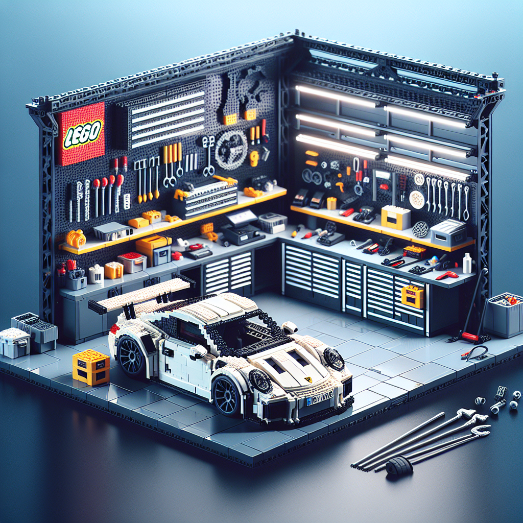 How to Create a Custom LEGO Garage for Your Porsche RSR