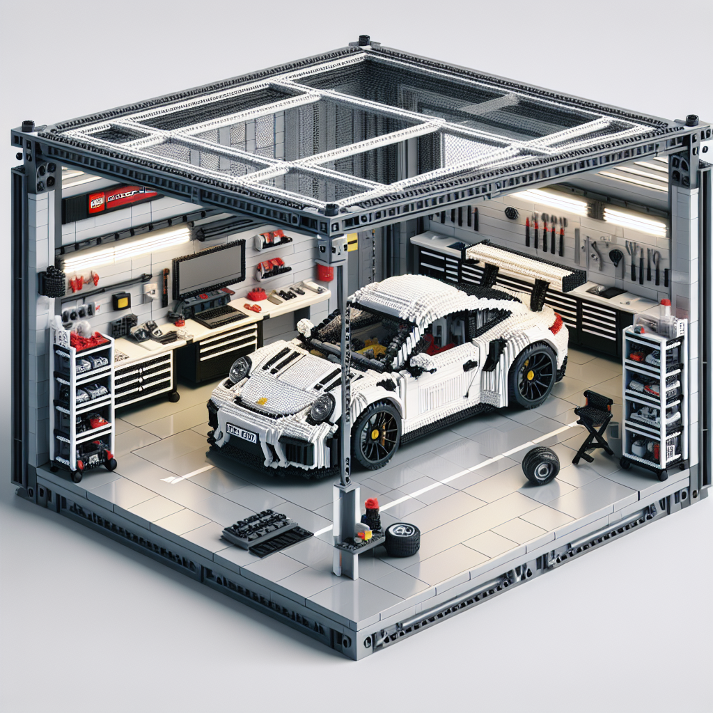 How to Create a Custom LEGO Garage for Your Porsche RSR