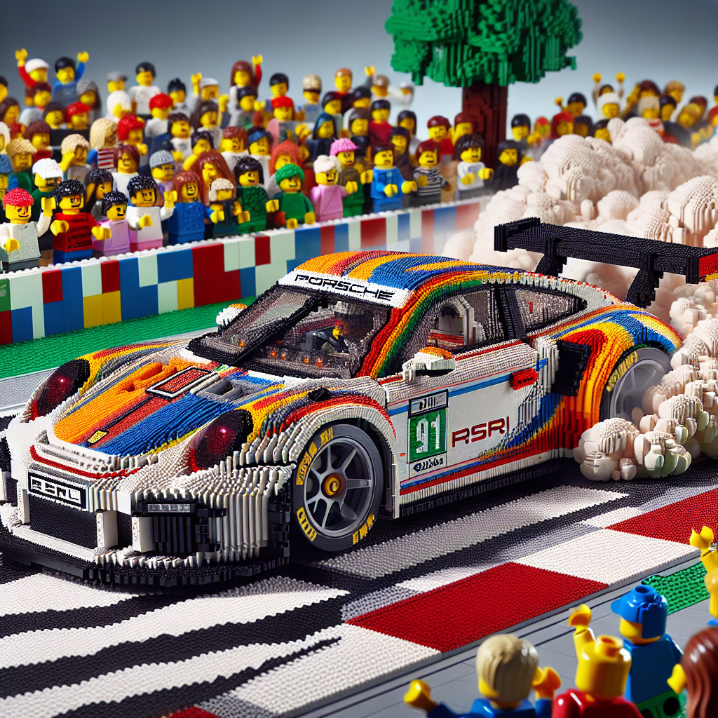 How to Create a Racing Scene with the LEGO Porsche RSR