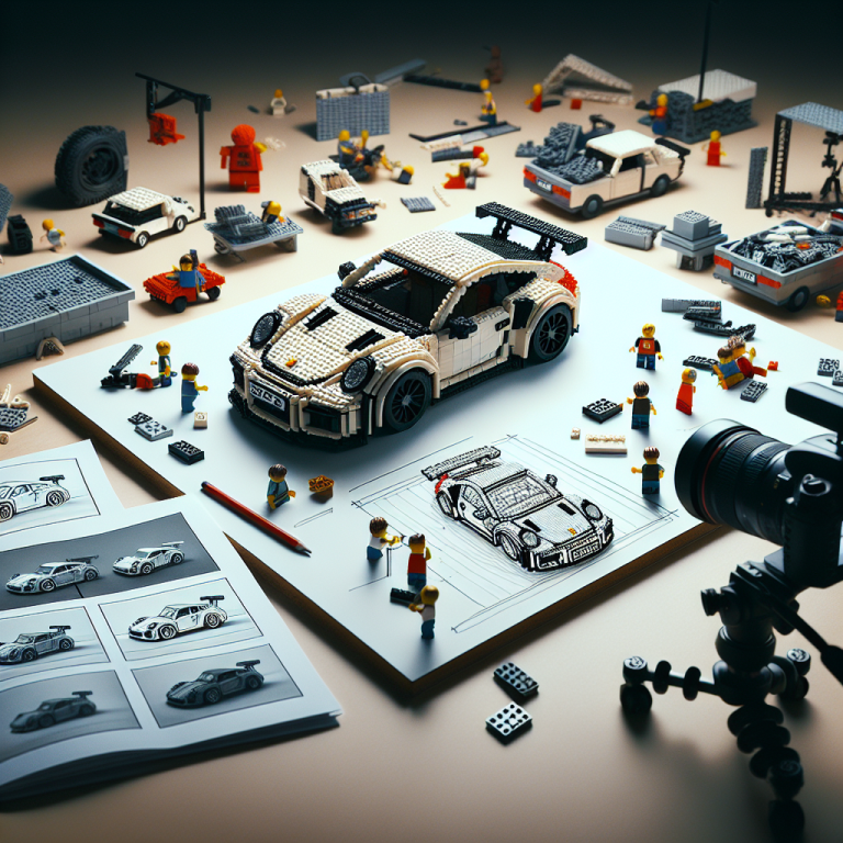 How to Create a Stop-Motion Animation with the LEGO Porsche RSR
