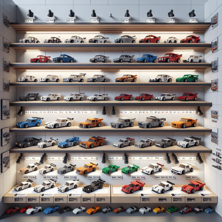 How to Display LEGO Car Sets in Small Spaces