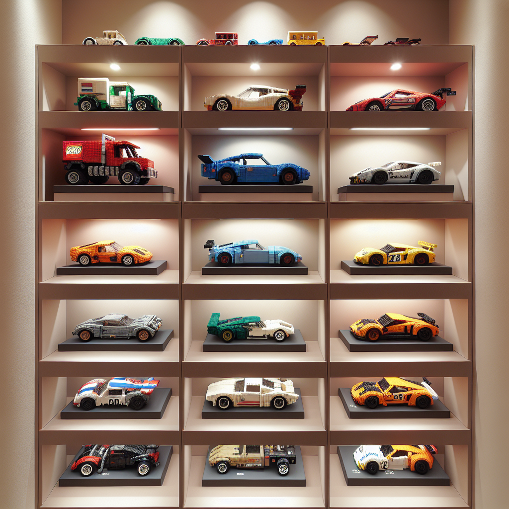 How to Display LEGO Car Sets in Small Spaces