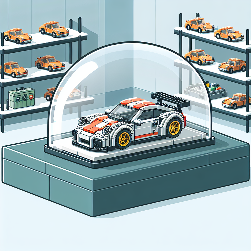 How to Display the LEGO Porsche RSR in Small Spaces