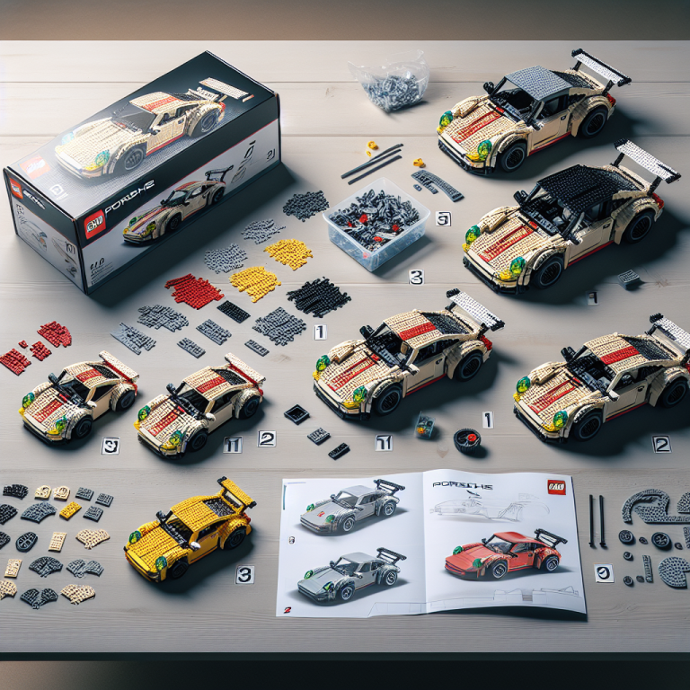 How to Document Your LEGO Porsche RSR Building Process