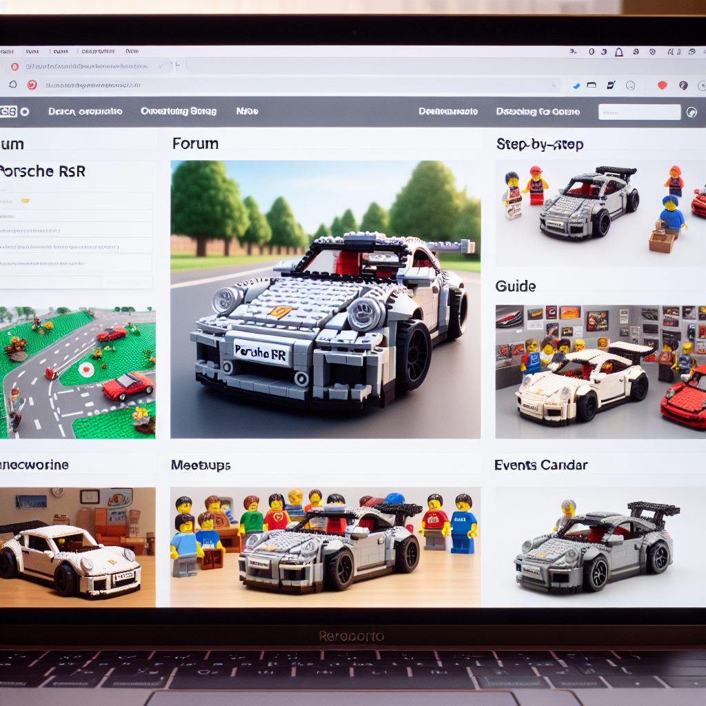 How to Engage with the LEGO Porsche RSR Community Online