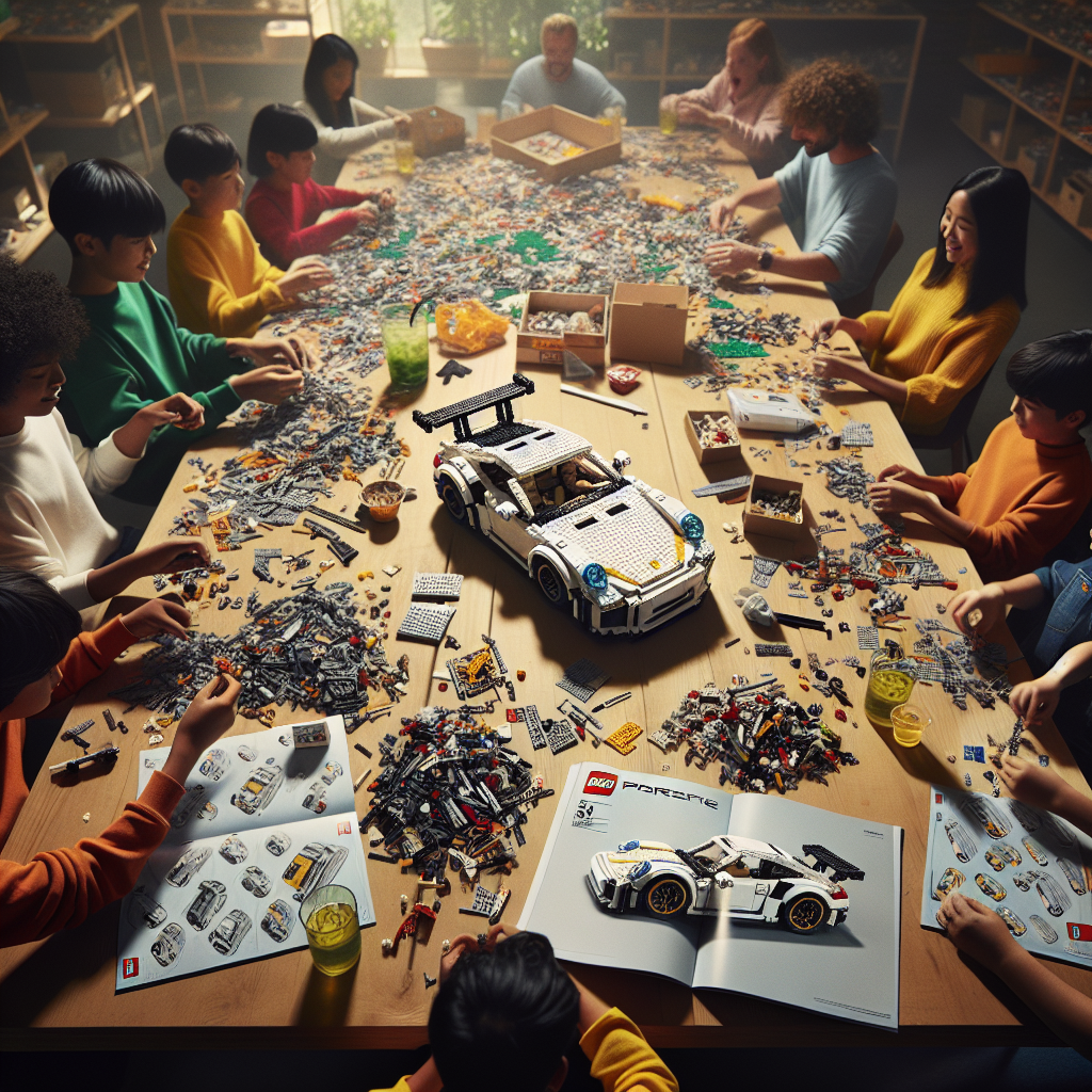 How to Host a LEGO Porsche RSR Building Party