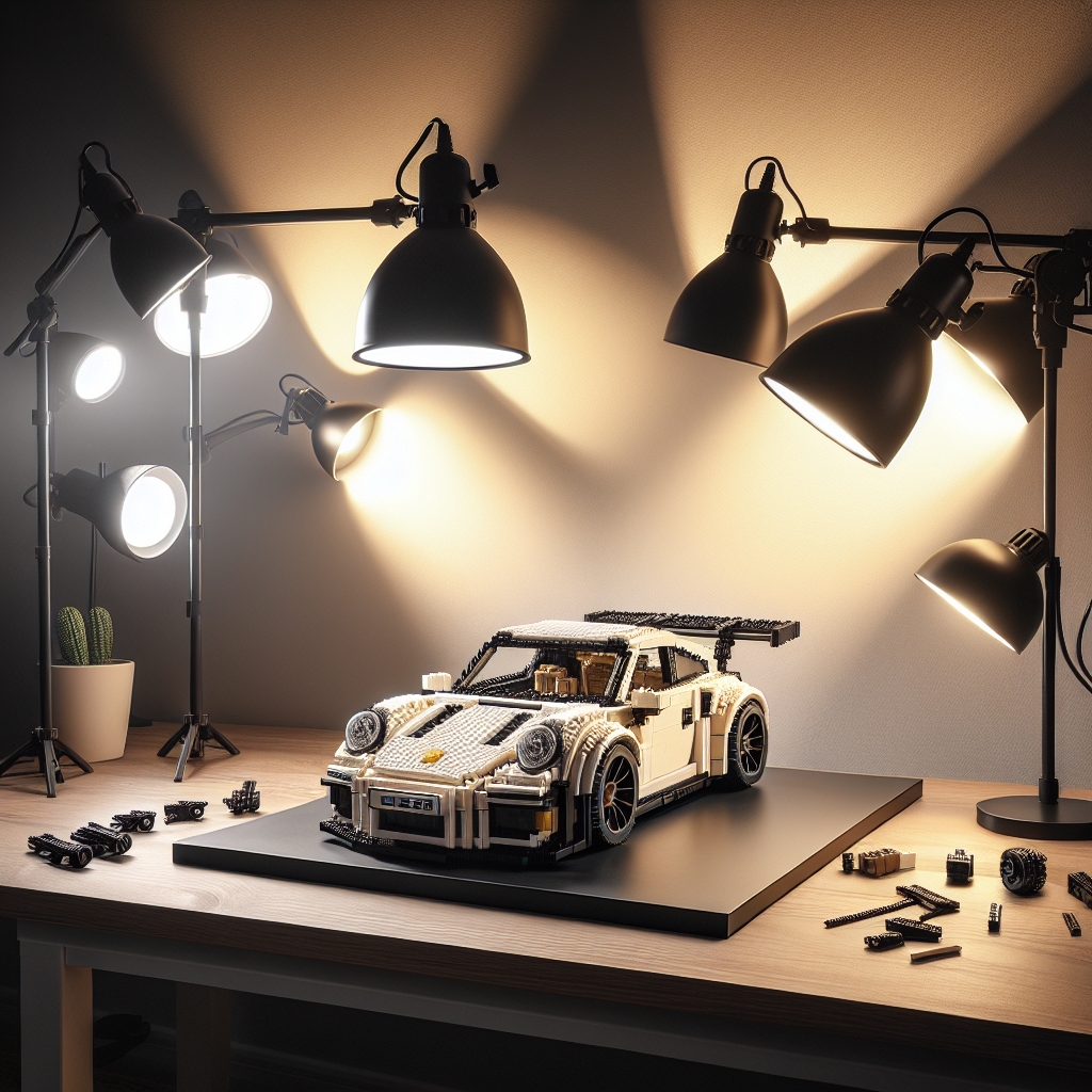 How to Incorporate Lighting into Your LEGO Porsche RSR Display