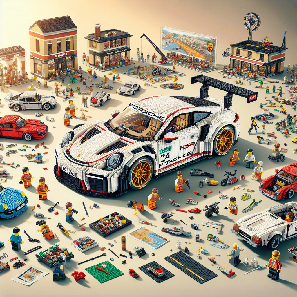 How to Incorporate the LEGO Porsche RSR into a Larger Display