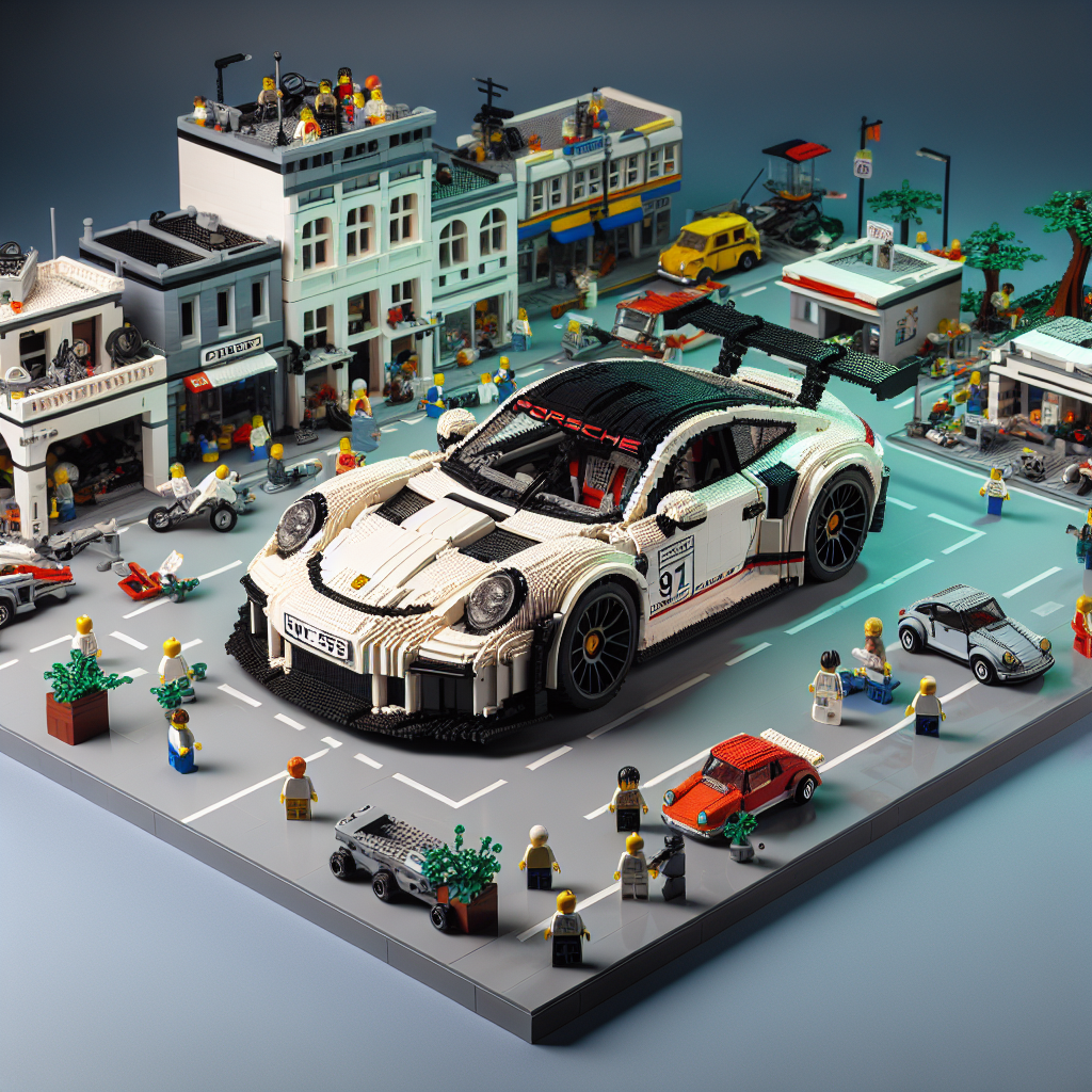 How to Incorporate the LEGO Porsche RSR into a Larger Display