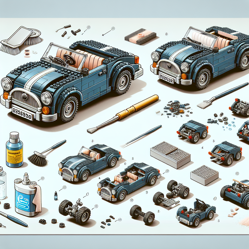 How to Repair and Restore Vintage LEGO Car Sets