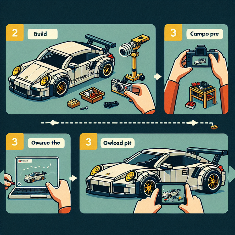 How to Share Your LEGO Porsche RSR Build Online