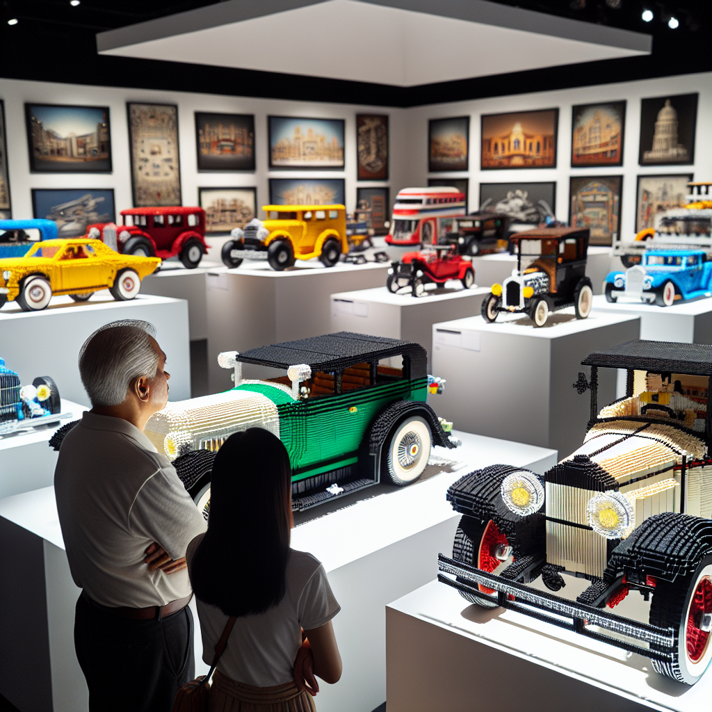 The Artistic Side of LEGO Car Set Displays