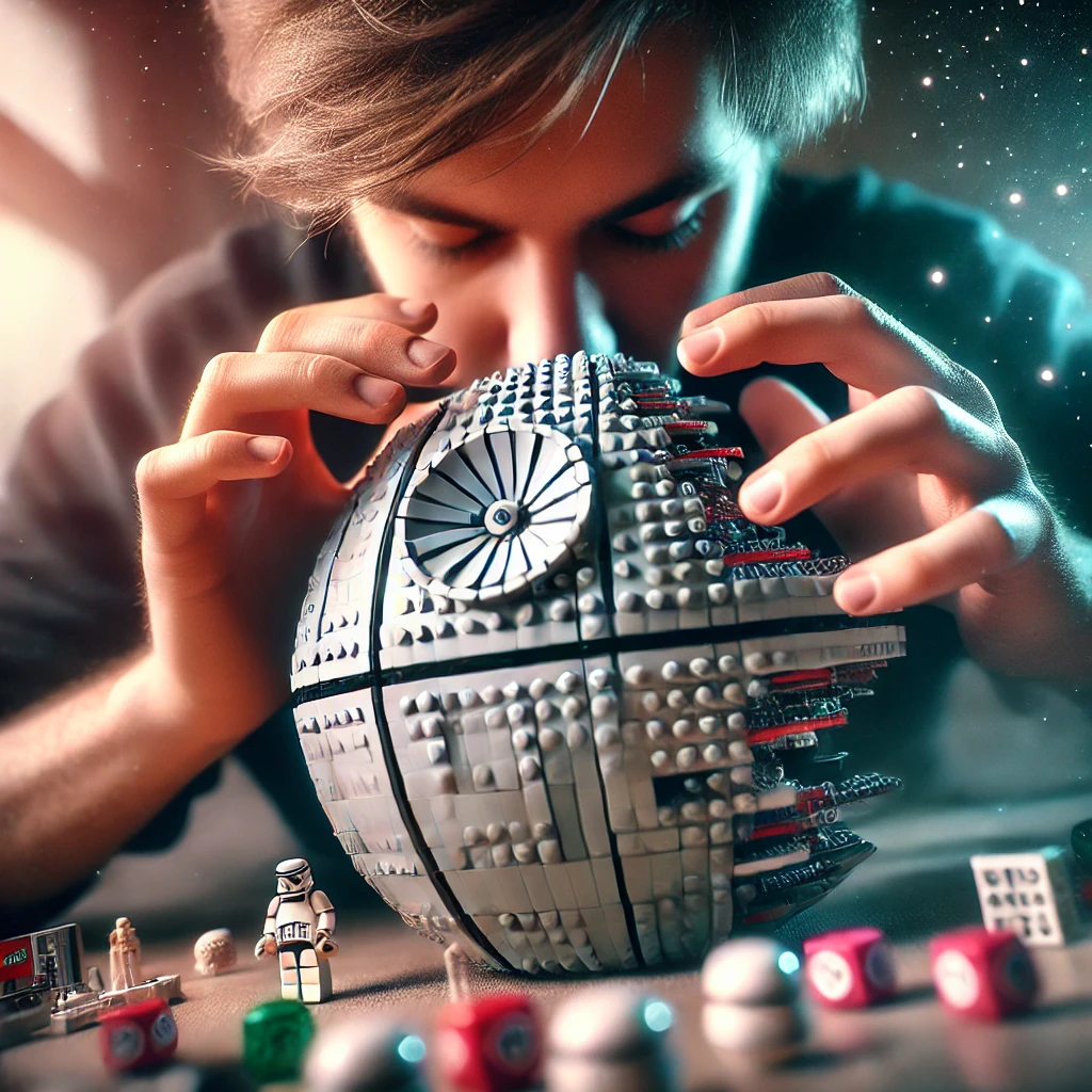 The Emotional Journey of Completing the LEGO Death Star