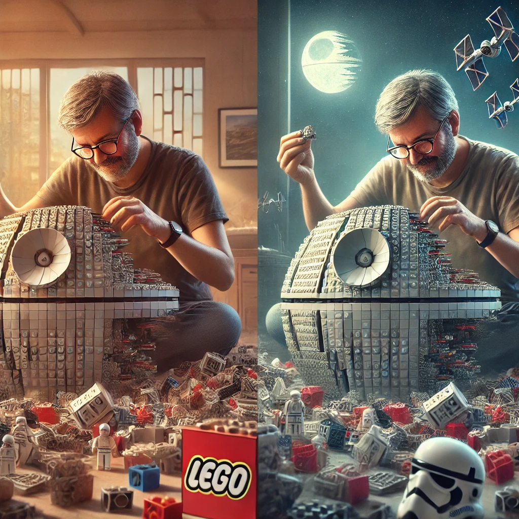 The Emotional Journey of Completing the LEGO Death Star