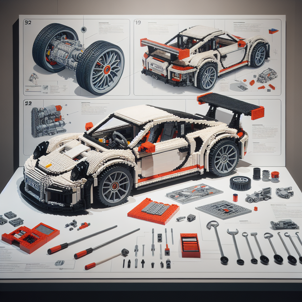 The Most Impressive Building Techniques in the LEGO Porsche RSR
