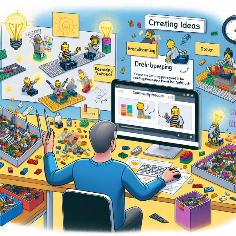 The Role of Feedback in Developing LEGO Ideas Submissions