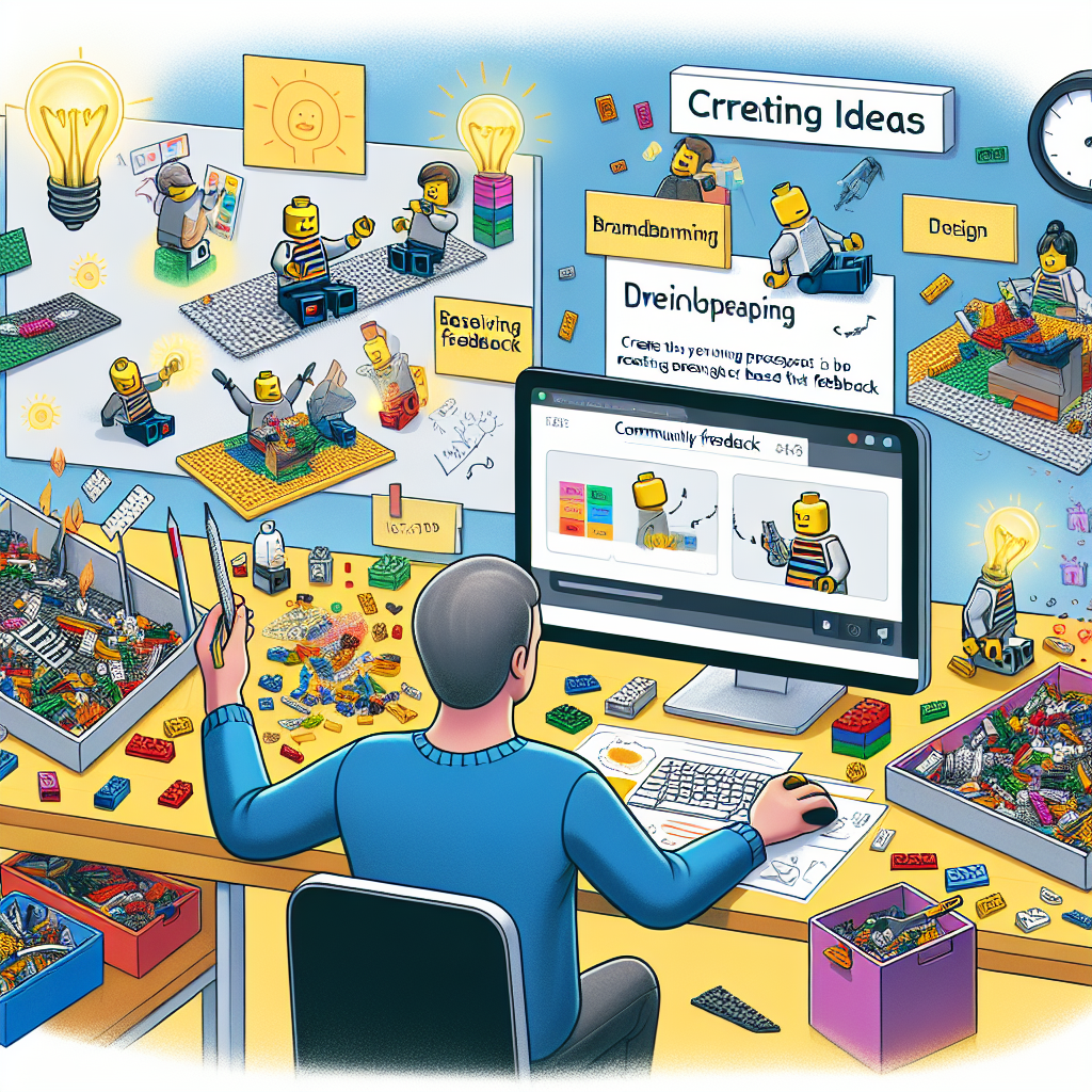 The Role of Feedback in Developing LEGO Ideas Submissions